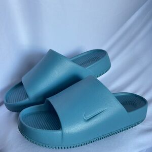 WMN Nike Calm Slides – Smokey Blue – Women’s Size 13 – 2 Pairs Available – NIB